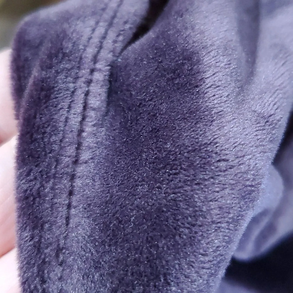 Pure Jill by j jill soft velvet purple cowl neck long sleeve top - Picture 4 of 6